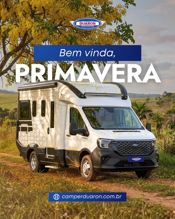 Post Bem-vinda primavera com motorhome Duaron