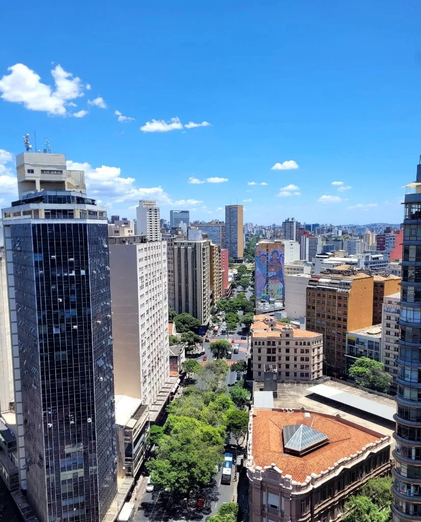 Vista de Belo Horizonte a partir do P7 Criativo